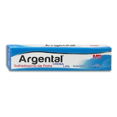 Argental Sulfadiazina De Plata 1% 28 Gr (quemaduras) | MercadoLibre