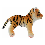 Peluche Tigre Marron Parado 24 Cm - Orig. Phi Phi Toys