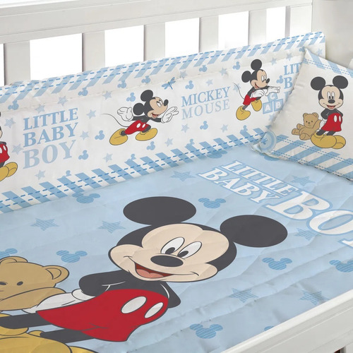 Acolchado Infantil Cuna Standard Mickey Mouse Disney