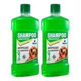 2 Shampoo Para Cachorro Antipulga Carrapatos Pet World 500ml