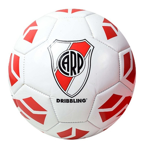 Pelota Drb River Mundial 20 Blanco N°5 Color Blanco/rojo