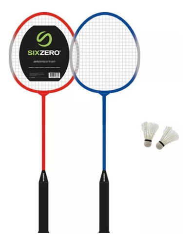 Set De Badminton Completo 2 Raqueta + Plumas + Funda Juego