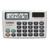 Calculadora Casio De Bolsillo 8 Dígitos Sl787tvgd Solar Color Gris