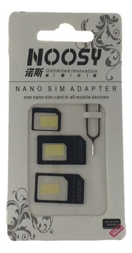 Convertidor Nano Micro Macro Sim Card Mas Clip Extractor