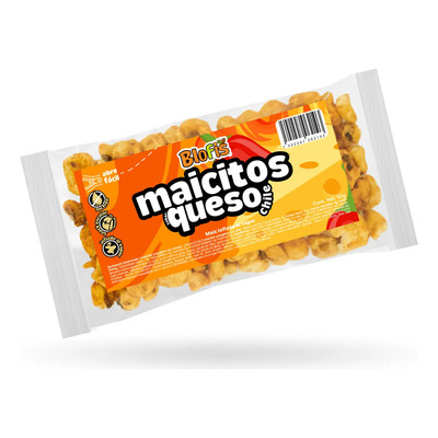 Maicitos Blofis - Maiz Inflado A Vapor Sabor Quesochile 50gr | MercadoLibre