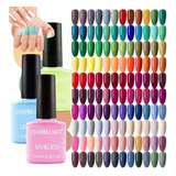 Kit De 9 Esmaltes Semipermanentes Top Coat, Base Coat,primer