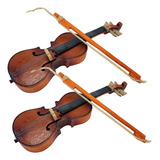 Juguetes Musicales 2 Violines Chicos Madera 100% Artesanal