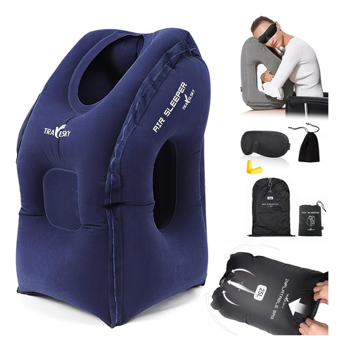 Almohada De Viaje Hinchable, Almohada Cervical Portátil