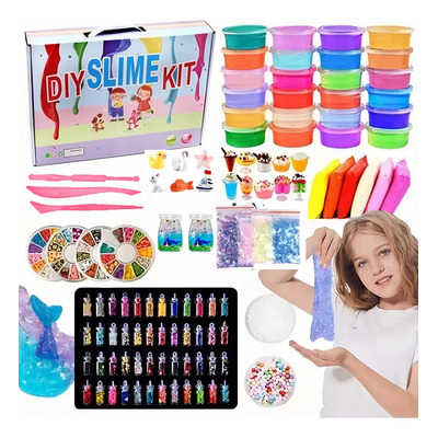 Slime Kit Fabricación Para Niñas, Niños, , Juguetes | Meses sin interés