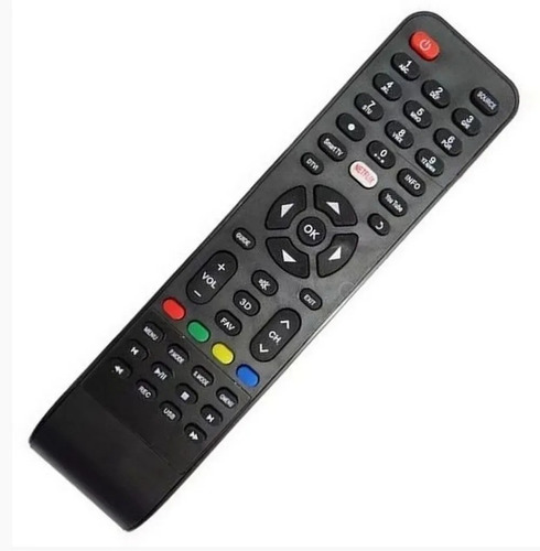 Controle Remoto Smart Tv 3d Philco Netflix Le-7094