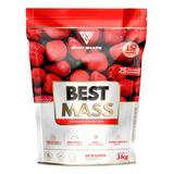 Hipercalórico Best Mass 3kg Hormo Boster - Body Shape Morango