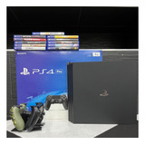 Sony Playstation 4 Pro 1tb 2 Controles Cargador Inalámbrico