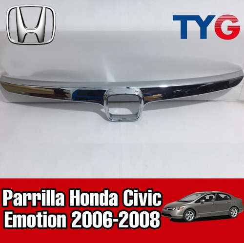 Parrilla Honda Civic Emotion 2006 2007 2008 Foto 2