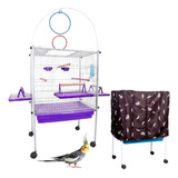 Gaiola Calopsita Aves Triplex Playground Com Capa