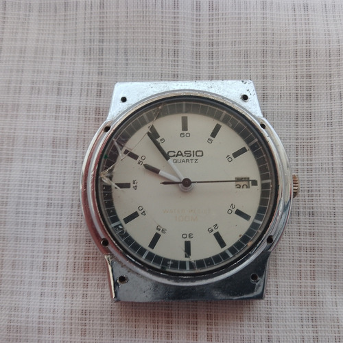 Vintage Reloj Casio Quartz P-2460 Decada Del `90 P/ Reparar