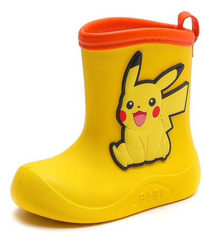 Botas De Lluvia Dama Pikachu, Dibujos Animados Para Niños Y