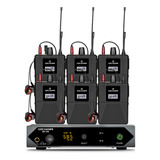 Sistema In Ear Gc Er103 1 Canal Mono 6 Receptores Monitor