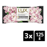 Jabon En Barra Lux Botanicals Rosas Francesas 3 Un X 125 Gr