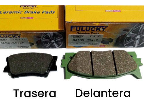 Pastillas De Freno Delantera Trasera De Toyota Camry 2.4 3.5 Foto 2