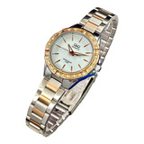 Reloj Qyq Para Mujer Diamantes Hora Analoga + Envio