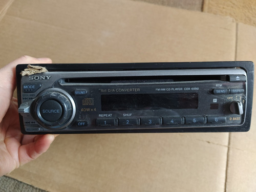 Estereo Sony Excd-306 Fm Am Cd Player Audio Para Reparacion