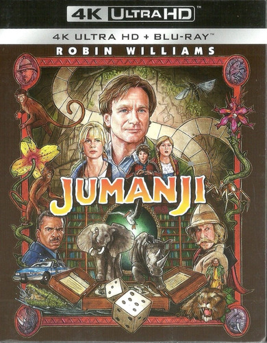 Jumanji | Blu Ray + 4k Ultra Hd Película Nuevo