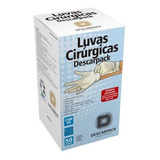 Luvas Procedimentos Cirúrgica Estéri C Pó Descarpack 100 Und Cor Branco Tamanho 7.0