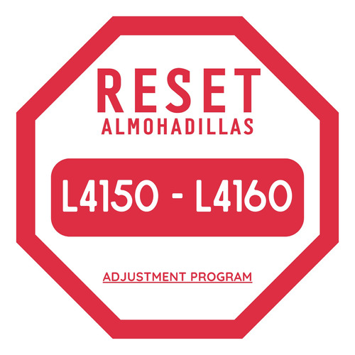 Reset  Almohadillas Tapon Impresora L4150 - L4160