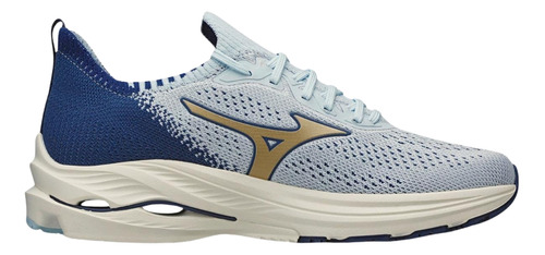 Tênis Mizuno Wave Zest Feminino Azul Corrida Caminhada