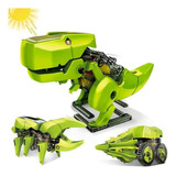 Juguete Solar Modelo Dinosaurio Robot Tecnología 3 En 1