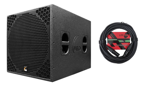 Melo Match 118 Subwoofer Activo De 18'' 1000w 132db Y Cable 