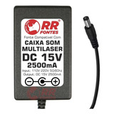 Carregador Fonte 15v Para Caixa Som Multilaser Sp396 Sp-396