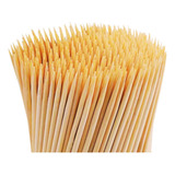 Espetos De Bambu Para Churrasco 25 Cm 4 Mm - 1000 Unidades