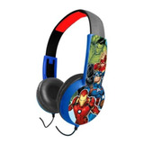 Disney Hp203043-noc Audif Kids Avengers Alambrico Color Azul