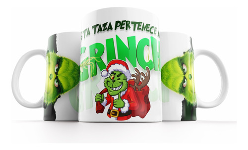 Taza De Café El Grinch Navidad Regalo De Navidad 325ml