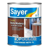 Pintura Esmalte Efecto Madera Para Metal Varios Colores 1l