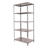 Estante Rapiestantesweb 90x60x200 Gris - 90cm X 200cm X 60cm Y 20mm De Espesor - Soporta Hasta 70kg