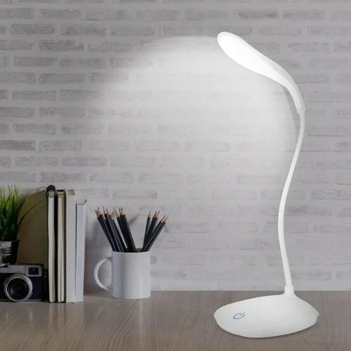 Lámpara Led Flexible Escritorio, Estudio, Dibujo, Con Pinza 