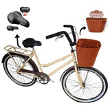 Bicicleta Aro 26 Retro Beach Feminina Bike Modelo Antigo