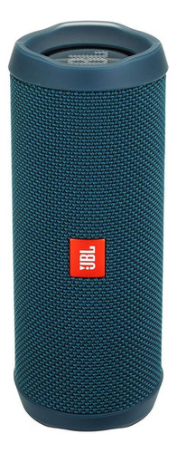 Parlante Jbl Flip 4 Portátil Con Bluetooth Waterproof Azul Marino 110v 