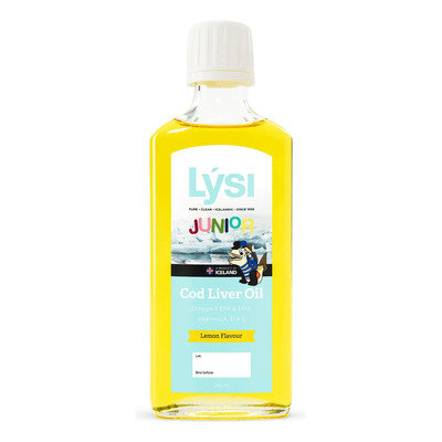 Lýsi Omega 3 Aceite Hígado Bacalao Limón Niños 240ml Apto Lactancia | Envío gratis