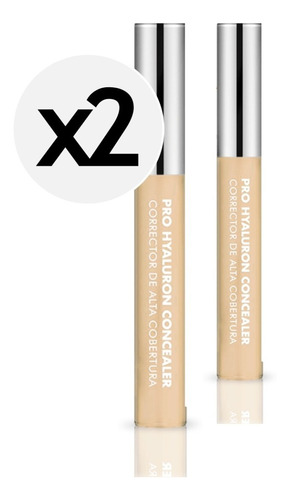 Combo Corrector Liquido X2 Pro Hyaluron Hd Concealer Idraet