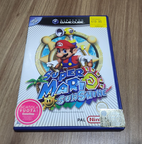 Super Mario Sunshine Nintendo Gamecube Wii Europeu Pal