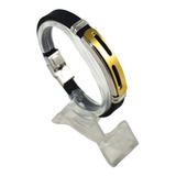 Brazalete Pulsera Hombre Acero Color Oro Envios Gratis