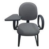 Conjunto 6 Cadeiras Executiva Estofada C/ Prancheta Perfeita