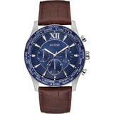 Reloj Guess Para Hombre W1262g1 Esfera Azul Con  Correa De