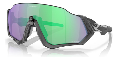 Lente Oakley Flight Jacket Steel Prizm Road Jade