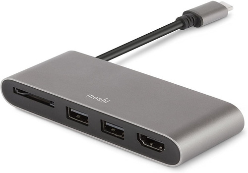 Adaptador Hub Moshi Usb-c A Hdmi, Usb, Lector De Tarjetas