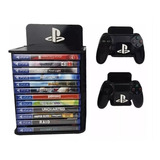 Combo Porta Jogos, Case P/ Games Porta Controles Mdf