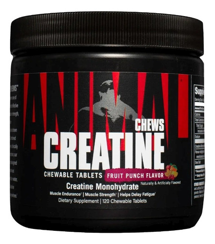 Universal Nutrition | Animal | Creatine Chews | 120 Tab | Fp